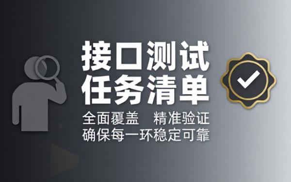 接口测试员需完成的各项测试任务要求