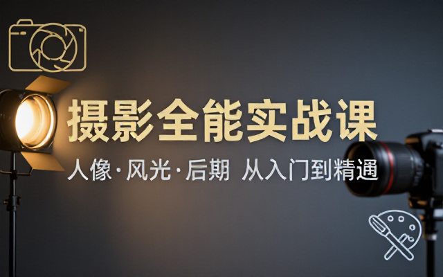 李小蕾摄影课程大全涵盖人像风光后期等实用教程