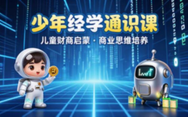 少年经济学通识课 儿童财商启蒙商业思维培养音频课程