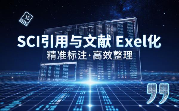 SCI文章引用标注及参考文献Excel化处理要求