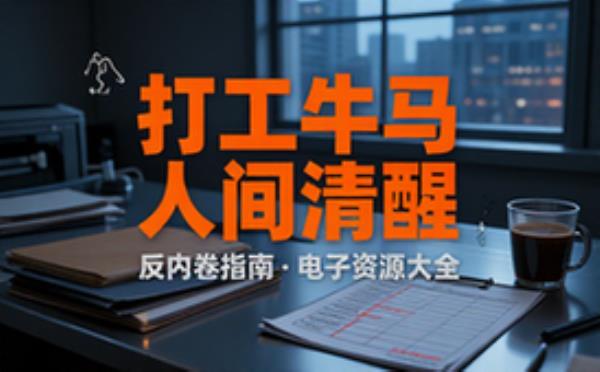 打工牛马人间清醒套装 电子书籍读物电子版资料大全