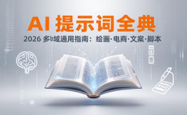 2026最全AI提示词合集！多领域多平台通用，涵盖AI绘画、电商主图、爆款文案，脚本创作等