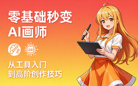 AI 绘画入门教程 零基础学习 AI 绘画工具使用与创作技巧