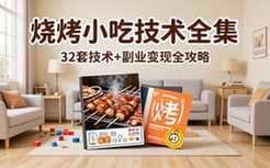 32套各类烧烤炭烤小吃技术合集） 副业赚钱实战课程运营变现教程