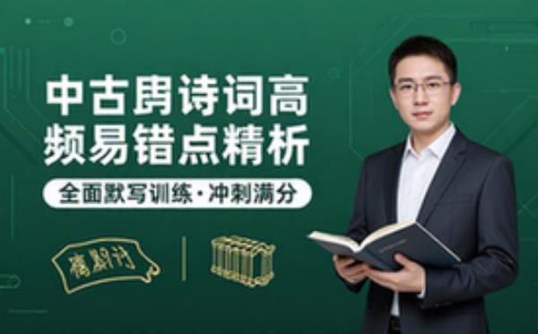 中考语文古诗词全面高频易错点精析与默写训练