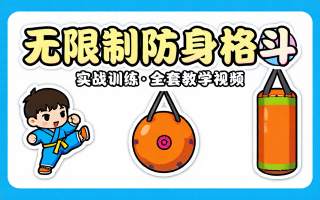 无限制格斗防身技巧实战训练全套教学视频