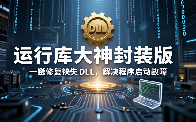 微软系统运行库合集大神优化封装版解决软件缺失 dll 无法启动故障问题