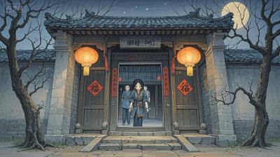 半夜骑车遇白衣女子，坟头惊现黑衣人，高速上瞥见绿眼睛