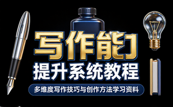 写作能力提升系统教程 多维度写作技巧与创作方法学习资料