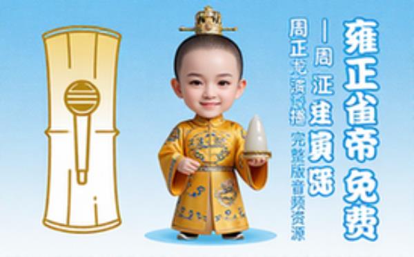 雍正皇帝 周正龙演播 音频素材资源 完整版合集免费分享