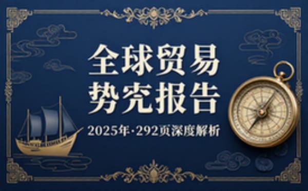 292页全球贸易趋势的研究报告（2025）【PDF】