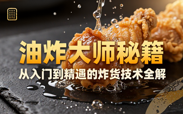 各种油炸类炸货美食制作技术教程合集