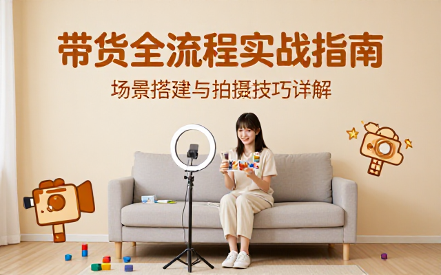带货全流程实战指南：场景搭建与拍摄技巧详解