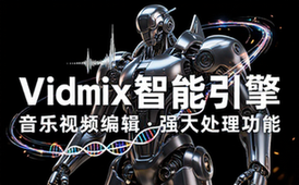 Vidmix智能音乐视频编辑剪辑工具提供强大视频处理功能