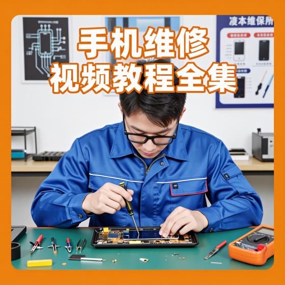手机维修视频教程经典全集-维修人员-实用教程-自学必备-视频资料