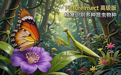 PictureInsect昆虫识别高级版工具-适昆虫爱好者-精准识别多物种资料