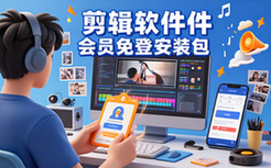 剪辑软件会员免登解锁移动端安装包适用剪辑爱好者