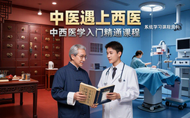 中医西医结合课程资料适合初学者系统入门到精通教学