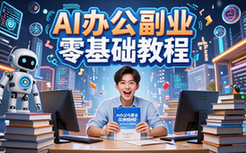 AI办公与副业实战教程零基础人群学习资料全精通