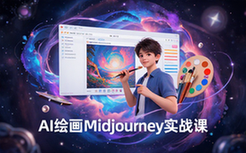 AI绘画入门课程-Midjourney实战教学适合新手的视频资料