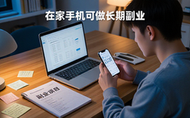 长期稳定副业项目适合普通人手机在家可做资料