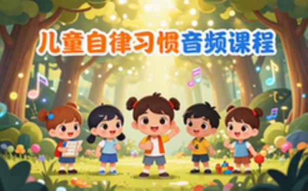儿童自律习惯培养音频课程-助孩童养成自我管控好习惯