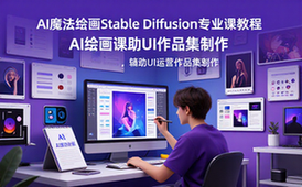 AI魔法绘画课-UI运营人员-高效辅助作品集制作教程