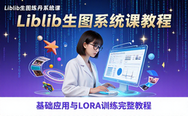 Liblib生图炼丹系统课教程-设计爱好者-基础与LoRA训练-完整资料