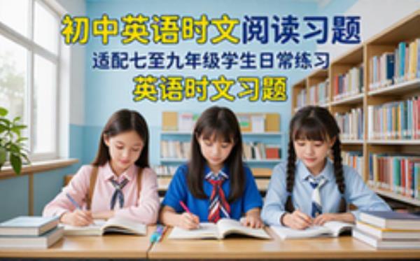 初中英语时文阅读习题-七至九年级日常练习资料