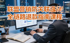联盟营销防关联注册退款指南实用课程-电商从业者视频资料