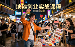 地摊创业实战课程-普通人适用-分享摆摊经验助低成本创业资料
