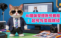 AI猫咪穿搭账号教程-新手适用-保姆级-起号变现-电子资料