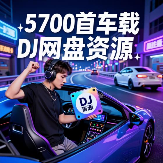 车载DJ合集5700首网盘资源适合车主音乐收藏