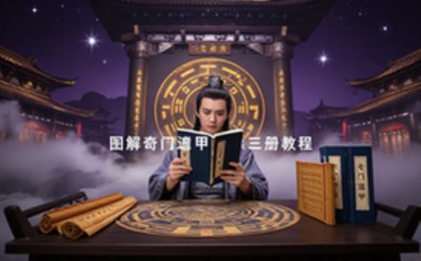图解奇门遁甲教程完整版全三册适用易学爱好者资料
