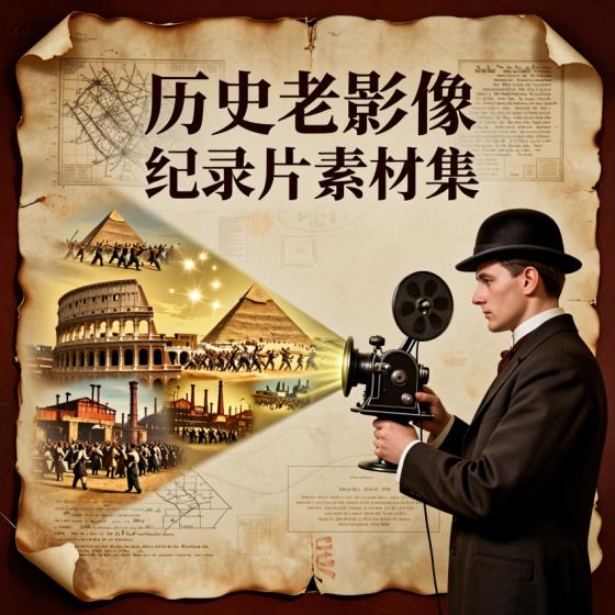 历史老影像纪录片素材合集-历史爱好者-珍贵资料-可商用