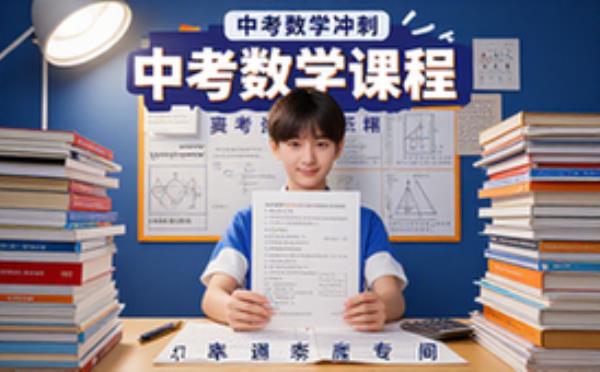 中考数学冲刺课程-初中生-针对性训练题型-备战考试-在线课程
