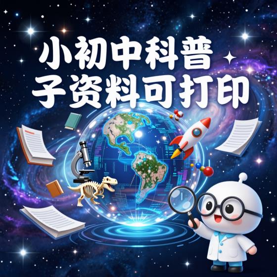 小初科普知识资料22000份适用学生精品高清可打印电子档