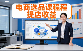 电商高阶选品课程-电商从业者-多维度运营-提收益-视频资料
