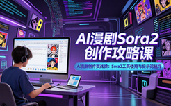 AI漫剧创作实战课-创作者-Sora2使用及提示词技巧攻略课程