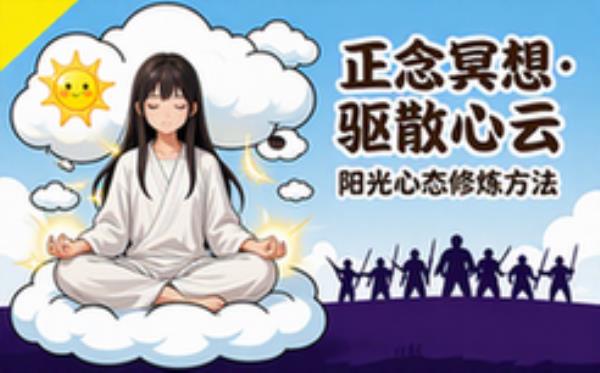 正念冥想入门指南 驱散心理乌云的阳光心态修炼方法