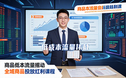 低成本流量撬动全域商品投放红利课程-电商从业者-营销课程
