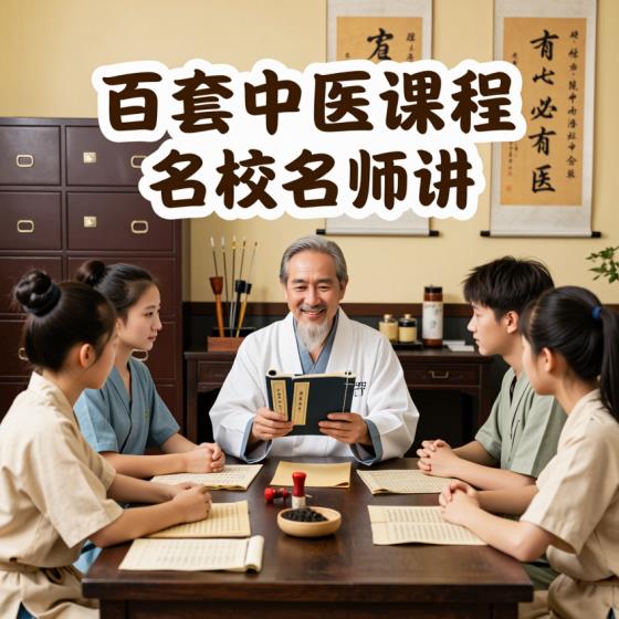 中医课程合集-适合中医爱好者-名校名师讲解诊疗养生知识-资料包