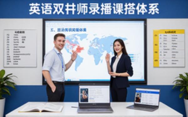 英语机构录播课-英语学习者-双讲师授课-搭建学习体系资料