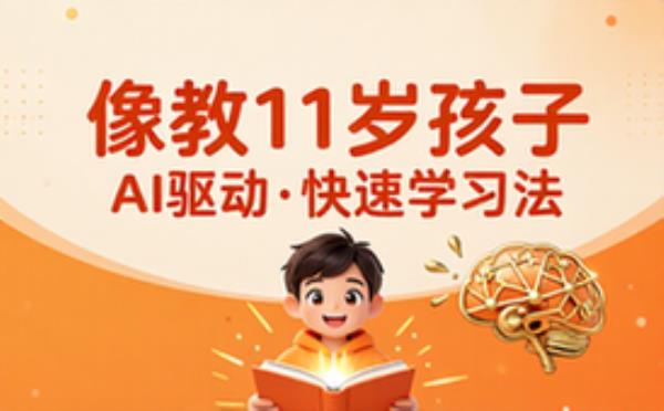 利用AI像教11岁孩子一样快速学习