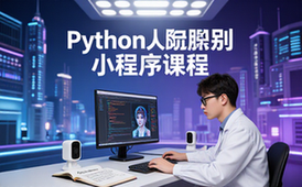 Python框架搭建人脸识别小程序教学课程-开发者适用视频资料