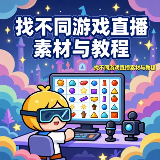找不同益智游戏直播素材及教程-主播适用-含玩法指导-电子资料