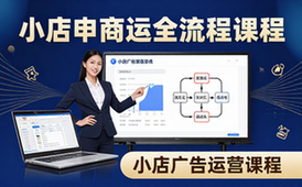 小店广告运营课程-店主适用-全链路流程讲解-视频资料