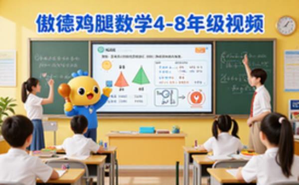 傲德鸡腿数学4-8年级学生完整版教学视频合集