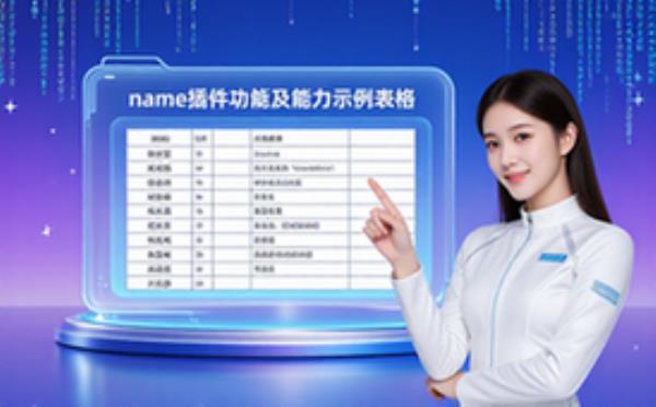 name插件功能能力示例表格-电商运营者-功能展示-资料表格