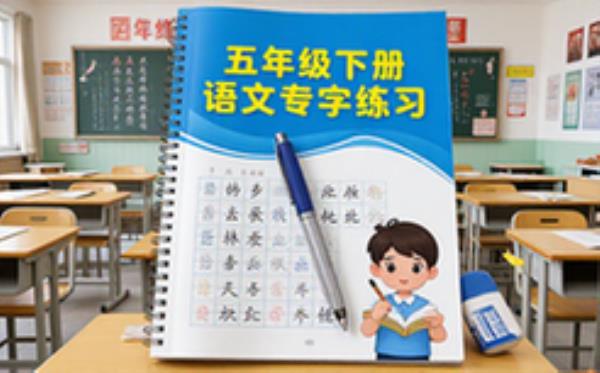 五年级下册语文生字专项练习资料-适小学生配套默写训练